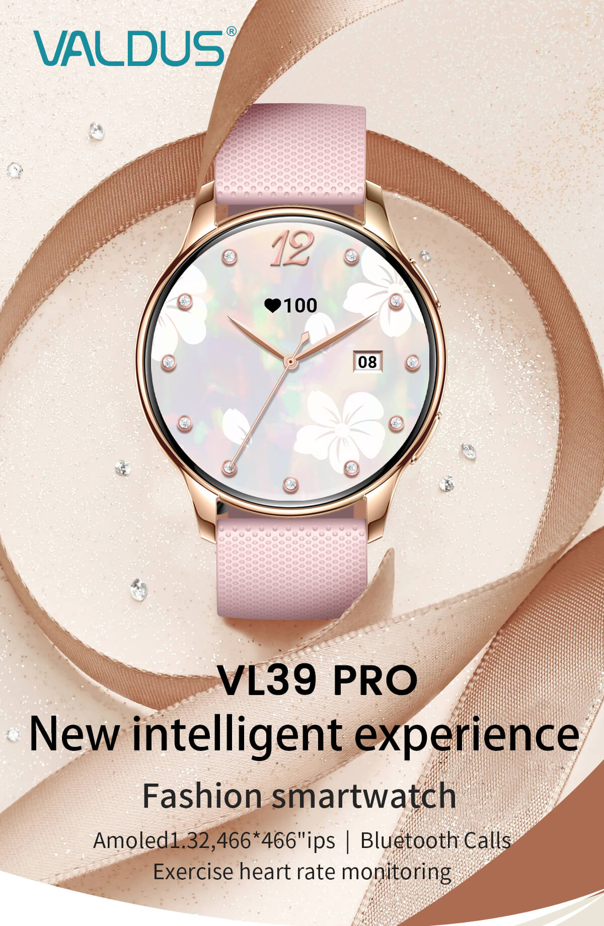 VL39 PRO Lady Women Smart Watch VALDUS Watch Shop